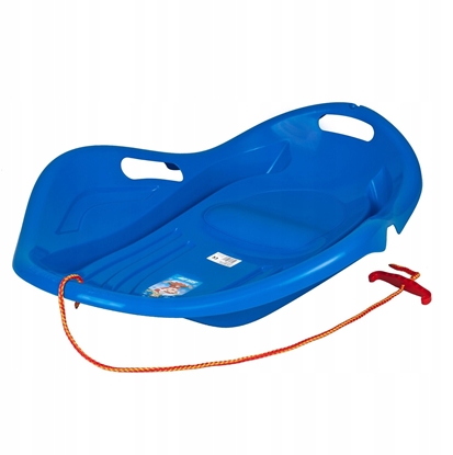 Picture of Sanki dla Dzieci lizgacz lizg na nieg Plastikowe Niebieskie MARMAT 30 kg