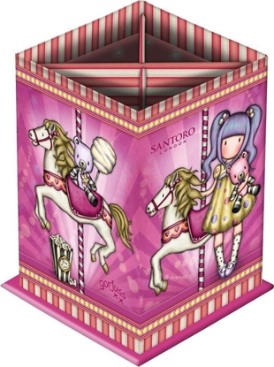 Picture of Santoro London Pojemnik na Dugopisy Gorjuss Fairground Carousel