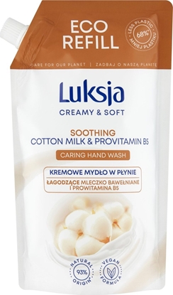 Picture of Sarantis Luksja Creamy & Soft agodzce Kremowe Mydo w pynie Mleczko Baweniane i Prowitamina B5 500ml
