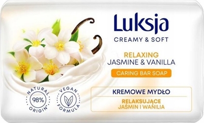 Picture of Sarantis Luksja Creamy & Soft Relaksujce Kremowe Mydo w kostce Jamin & Wanilia 90g