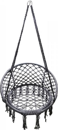 Attēls no Saska Garden Hamak bocianie gniazdo fotel wiszcy 80x60cm szary