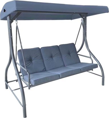 Attēls no Saska Garden Hutawka ogrodowo- balkonowa Nina 3-osobowa szara