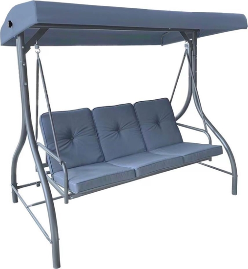 Picture of Saska Garden Hutawka ogrodowo- balkonowa Nina 3-osobowa szara