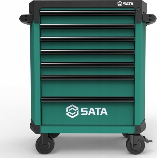 Изображение SATA WORKSHOP TROLLEY 7-DRAWERS PRO GREEN 299 pcs.