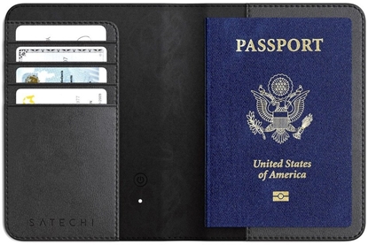 Picture of Satechi Etui na paszport z ecoskóry do podróy z funkcj Find My