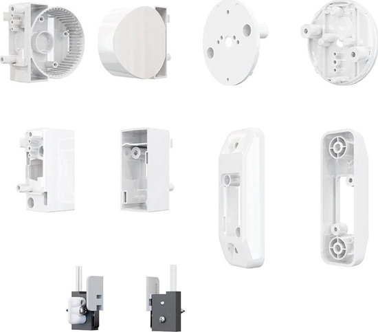 Изображение Satel SATEL Uchwyt dystansowy sufitowo-cienny do czujek zewntrznych typuAGATE/AOCD-260 (kolor biay, w komplecie: BRACKET E-1, E-2A, 4xE-3, E-4, E-6)