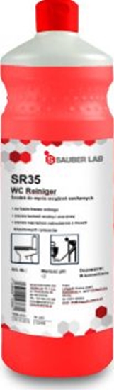 Изображение Sauber Sauber Lab SR35 WC REINIGER Wydajny preparat do mycia sanitariatów 1 l