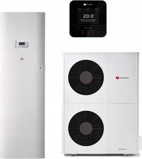 Изображение Saunier Duval Pakiet systemowy OZE Nr 01 - Pompa ciepa GeniaAir MONO HA 12-6 O + FEW 200/6 + SRC 720