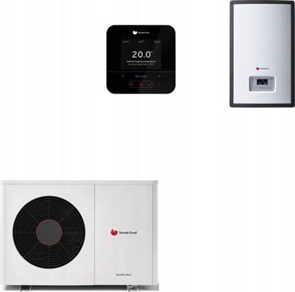 Изображение Saunier Duval Pakiet systemowy OZE Nr 02 - Pompa ciepa GeniaAir MONO HA 7-6 O + HE 9-6 WB + SRC 720