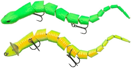 Picture of Savage Gear 3D Snake 20cm 25g Floating Green Fluo (62009)