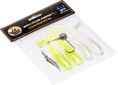 Attēls no Savage Gear Cannibal Spinnerbait Kit S 4+2 (57617)