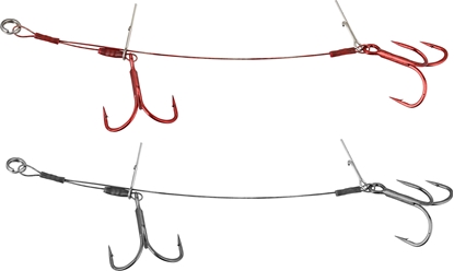 Attēls no Savage Gear Carbon49 Double Stinger #2/0 13.5cm 23kg 2szt. (54884)