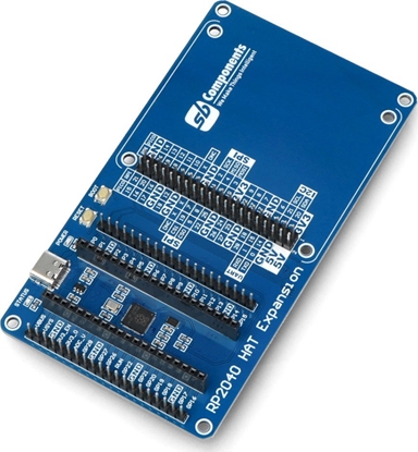 Attēls no SB Components RP2040 HAT Expansion - ekspander wyprowadze Raspberry Pi - Pi HAT oraz Pico HAT - SB Components SKU24766}