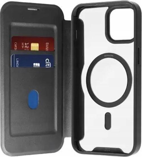 Picture of SBS Mobile Puro Book Mag Case iPhone 16 schwarz