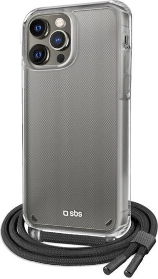 Изображение SBS Mobile SBS Transparent cover with coloured neck strap for iPhone 13 Pro