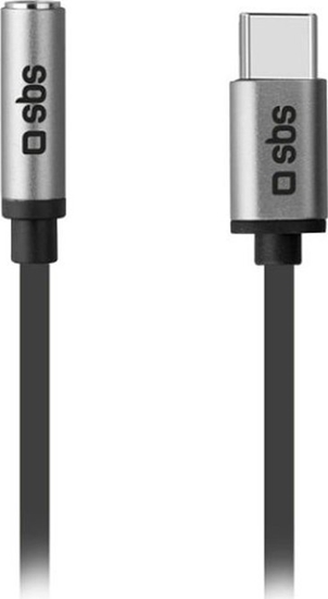 Picture of SBS Mobile SBS USB-C zu 3,5 mm Klinke Adapter schwarz