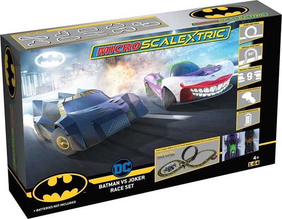 Изображение Scalextric Micro Scalextric Batman vs Joker Tor wycigowy 4+ Zasilanie na baterie Skala 1:64