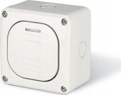 Picture of Scame cznik schodowy pojedynczy natynkowy Protecta IP66 hermetyczny 10A Scame 137.5211 szary