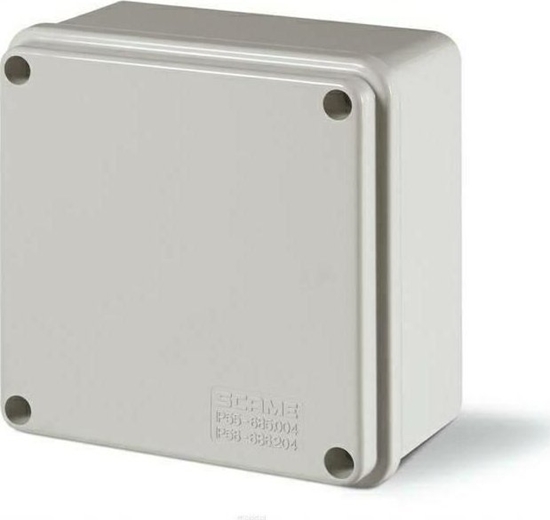 Picture of Scame Puszka natynkowa hermetyczna IP56 100X100X80mm bez dawnic Scabox Scame 686.404 szara