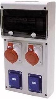 Picture of Scame Rozdzielnica budowlana 10m 2X 230V, 2X 32/5 (632.3322)