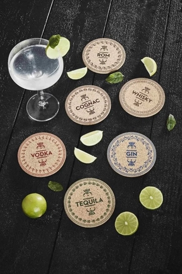 Picture of Scandinavian Home Spirit Untersetzer - Kork 6 Stk