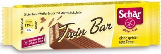 Picture of Schar Twin bar wafelki w czekoladowe bezglutenowe 3x21.5 g Schar