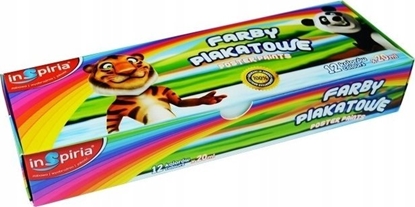 Attēls no SCHEMAT Farby plakatowe 12 kolorów 20ml