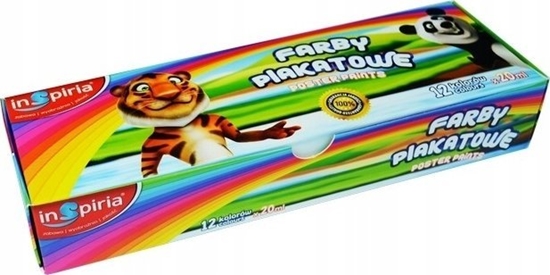 Picture of SCHEMAT Farby plakatowe 12 kolorów 20ml