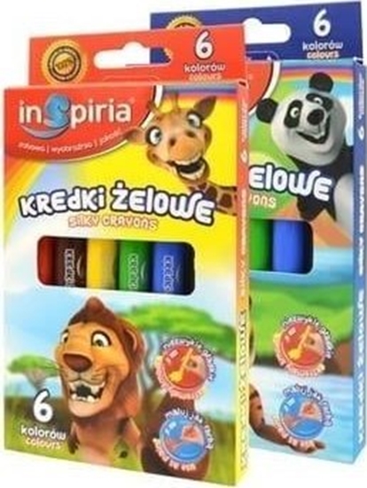 Picture of SCHEMAT Kredki elowe 6 kolorów