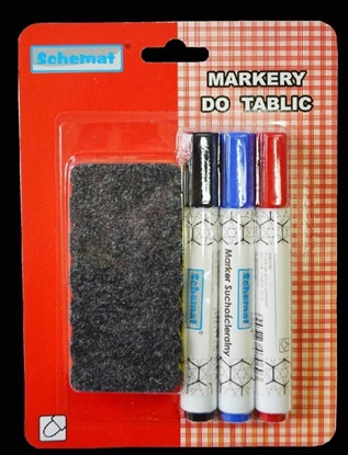 Attēls no SCHEMAT Markery do tablic 3 szt. + gbka 0693 Schemat