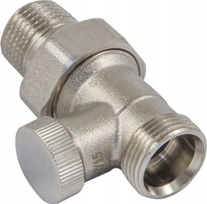 Attēls no SCHLOSSER Zawór powrotny grzejnikowy DN15 1/2xM22x1,5 GZ prosty