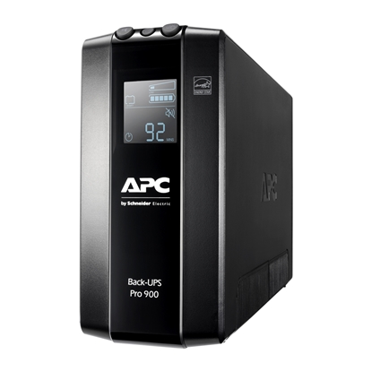 Изображение Schneider Electric APC Back-UPS Pro, 900VA/540W, Tower, 230V, 6x IEC C13 outlets, AVR, LCD, User Replaceable Battery, Black |