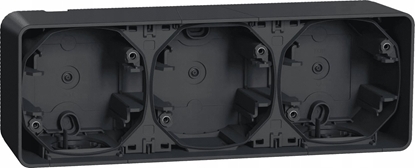 Picture of Schneider Electric Mureva Styl Podstawa nacienna 3x pozioma antracytowa MUR37713