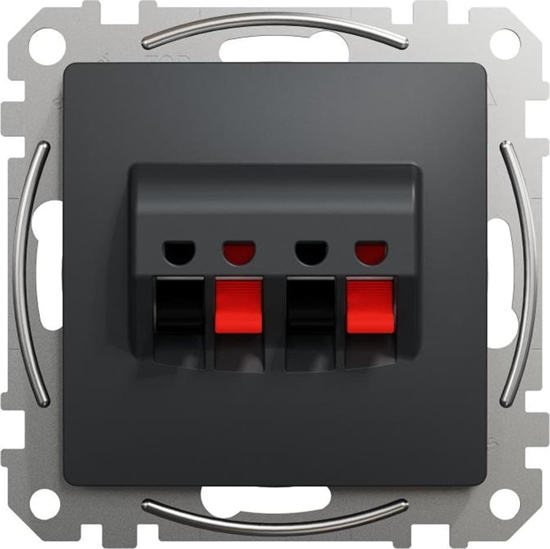 Picture of Schneider Electric Sedna Design Gniazdo 2x gonikowe antracytowe SDD114411