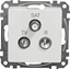 Picture of Schneider Electric Sedna Design, Gniazdo R/TV/SAT kocowe (4dB), biae