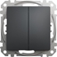 Изображение Schneider Electric Sedna Design, Przycisk podwójny, czarny antracyt