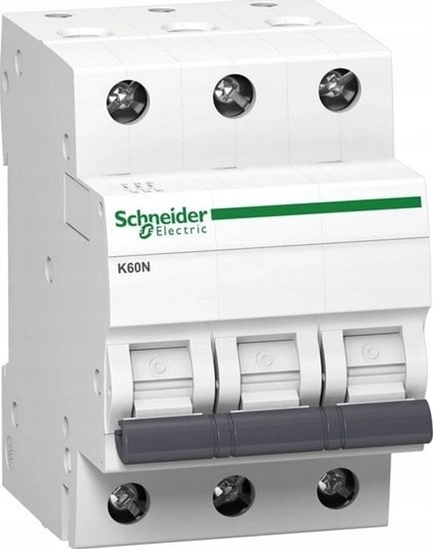 Picture of Schneider Electric Wycznik nadprdowy 3P C 50A 6kA AC K60N-C50-3 A9K02350
