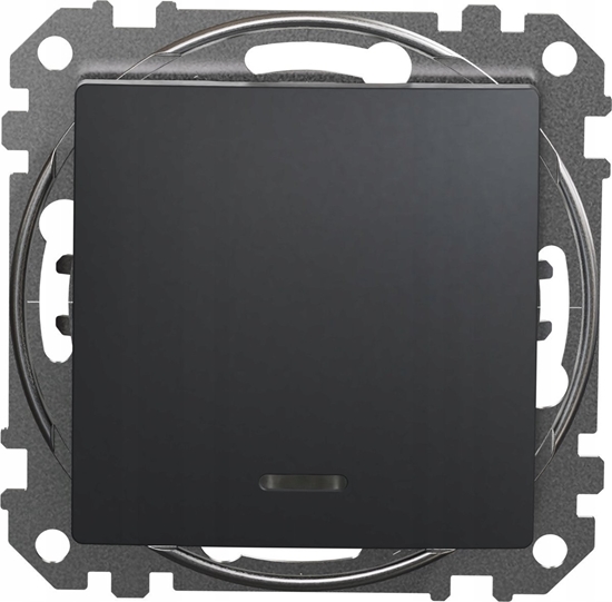 Picture of SCHNEIDERE cznik schodowy Schneider Sedna Design SDD114106L z podwietleniem czarny antracyt Design & Elements