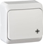 Attēls no SCHNEIDERE Prima cznik krzyowy Schneider natynkowy pojedynczy (wnt-700p) biay WDE001070