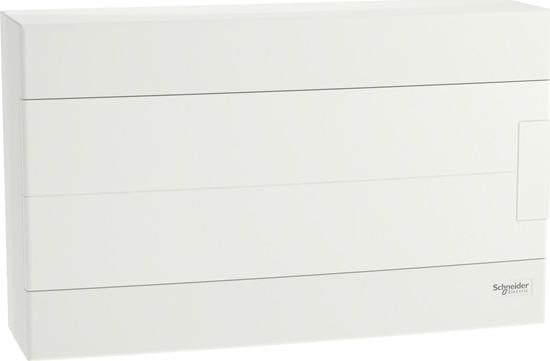 Picture of SCHNEIDERE Rozdzielnica natynkowa Schneider 1x18 IP40 IK07 Easy9 EU EZ9EU-1-18-NT-P EZ9EUD118 biaa drzwi biae