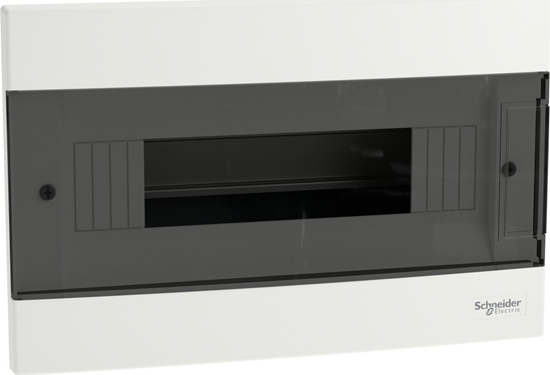 Picture of SCHNEIDERE Rozdzielnica podtynkowa Schneider 1x12 IP40 IK07 Easy9 EU EZ9EU-1-12-PT-T EZ9EUA112 biaa drzwi transparentne
