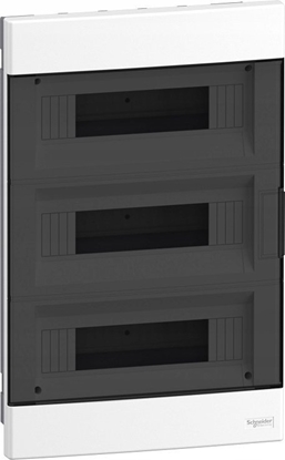 Picture of SCHNEIDERE Rozdzielnica podtynkowa Schneider 3x12 IP40 IK07 Easy9 EU EZ9EU-3-12-PT-T EZ9EUA312 biaa drzwi transparentne
