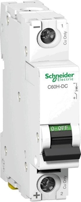 Picture of SCHNEIDERE Wycznik nadprdowy Schneider Acti 9 A9N61518 1P C 50A 6kA C60H-DC-C50-1