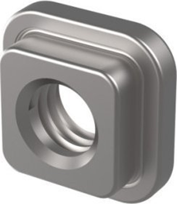 Attēls no SCHROFF Elementy montaowe SCHROFF do wytrzymaych komponentów, nakrtka, kwadratowa, M4