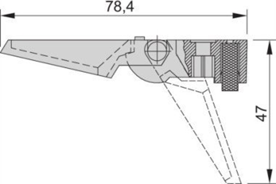 Изображение SCHROFF Podstawa z tworzywa sztucznego SCHROFF z funkcj pochylania, szara