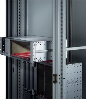 Изображение SCHROFF Prowadnice teleskopowe SCHROFF profil C do szafy do zabudowy Novastar, 800 mm