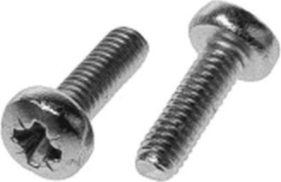 Изображение SCHROFF ruba gowicy cylindrów SCHROFF, Pozidrive, z rowkiem krzyowym M2.5x6, stal niklowana