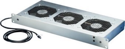 Изображение SCHROFF SCHROFF 19'' Zespó wentylatora, 1 U, sterowanie prdkoci i monitorowanie, 3 wentylatory, 24 VDC