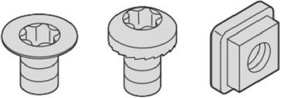 Picture of SCHROFF SCHROFF Pyta montaowa Zestaw montaowy do podwozia