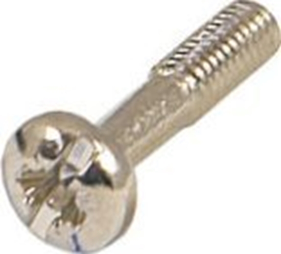 Picture of SCHROFF SCHROFF ruba konierzowa z rowkiem krzyowym/rowkowym, M2,5 x 12,3 mm, stal, niklowana, 100 szt.